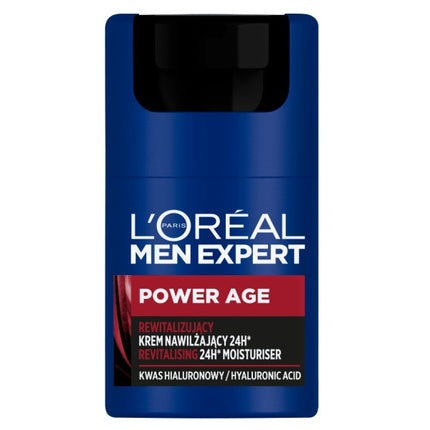 L'Oréal Men Expert Power Age Moisturizing Cream, 50ml | Anti-Age Hydrating Face Moisturiser for Men