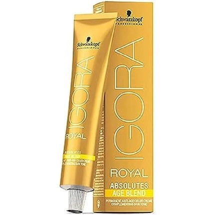 Schwarzkopf Professional Igora Royal Absolutes 7-560 Medium Blonde Gold Chocolate Permanent Anti-Age Hair Color Cream, 60ml