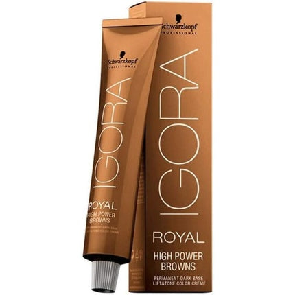 Schwarzkopf Professional IGORA Royal High Power Browns B-2 Brown Ash Permanent Hair Color, 60ml