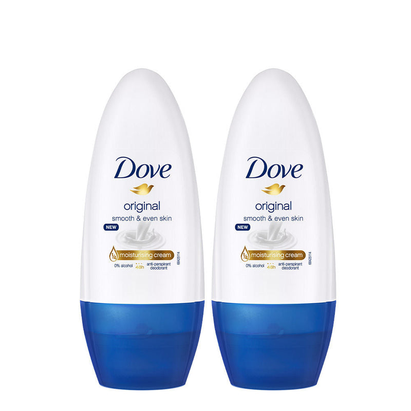 Dove Original Deodorant Roll On (Pack of 2), 100ml Buy at Indicrest