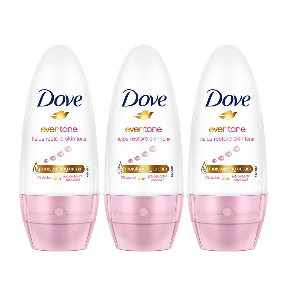 Dove Eventone Deodorant Roll On (Pack Of 3), 150ml Buy at Indicrest