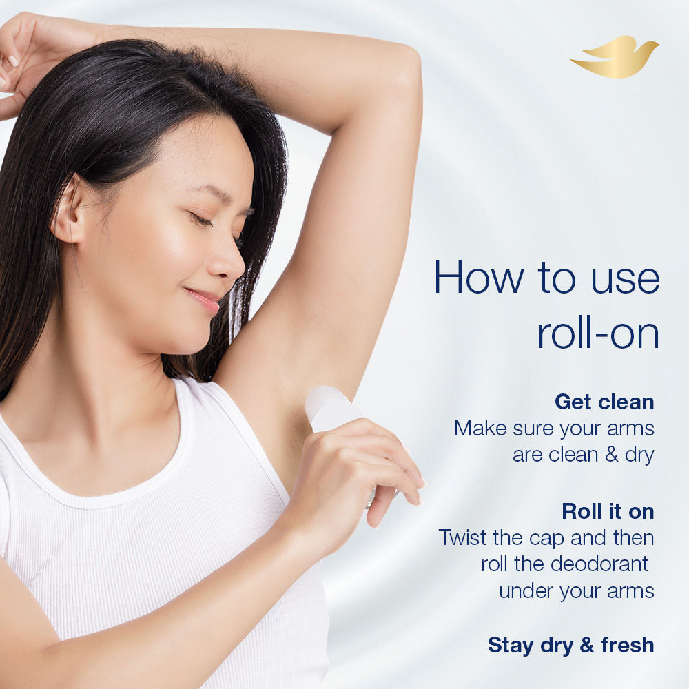 Dove Eventone Deodorant Roll On (Pack Of 3), 150ml Buy at Indicrest Image 9