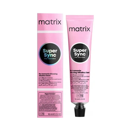 Matrix Super Sync Pre-Bonded 6CG Dark Blonde Copper Gold Demi-Permanent Hair Color, 90ml
