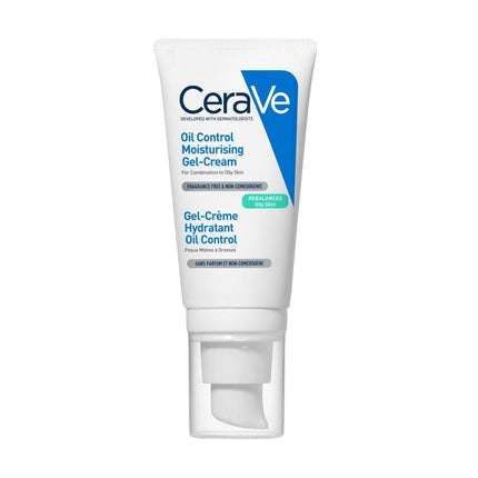 CeraVe Oil Control Moisturising Gel-Cream Lightweight Face Moisturiser for Oily Skin, 52ml