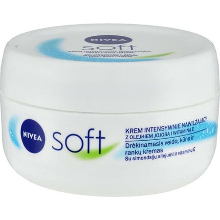 Beiersdorf Nivea Soft Face, Body & Hand Cream, 200ml Moisturizing Cream