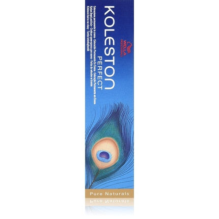 Wella Professionals Koleston Perfect Pure Naturals 8/04 Light Blonde Natural Copper Permanent Hair Colour, 60ml