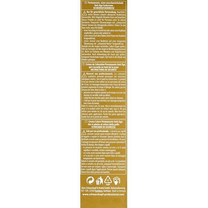 Schwarzkopf Professional Igora Royal Absolutes Age Blend 6-580 Dark Blonde Gold Red Permanent Hair Colour, 60ml