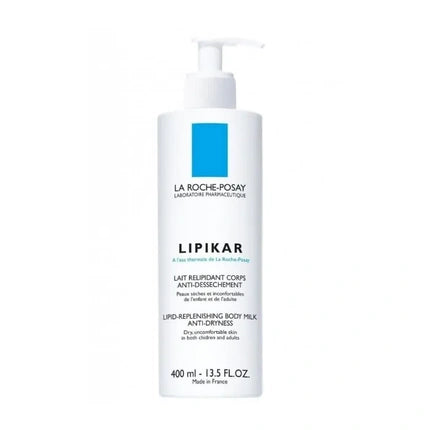 La Roche-Posay Lipikar Body Milk, 400ml 48H Anti-Dryness Moisturising Body Milk for Dry & Sensitive Skin