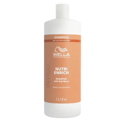 Wella Professionals Invigo Nutri-Enrich Deep Nourishing Shampoo, 1000ml for Dry & Damaged Hair