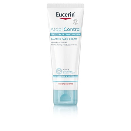 Eucerin AtopiControl Face Cream, 50ml Soothing Moisturizing Face Cream