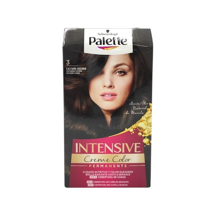 Schwarzkopf Palette Intensive Color Creme Hair Colour 3-0 Dark Brown, 115ml