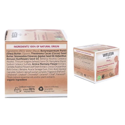 Weleda Massage Balm for Stretch Marks, 150ml – Nourishing Body Massage Balm for Pregnancy & Skin Elasticity