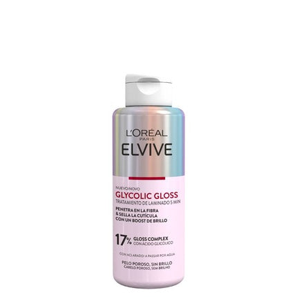 L'Oreal Paris Elvive Glycolic Gloss Lamination Treatment, 200ml | Gloss-Enhancing Hair Treatment