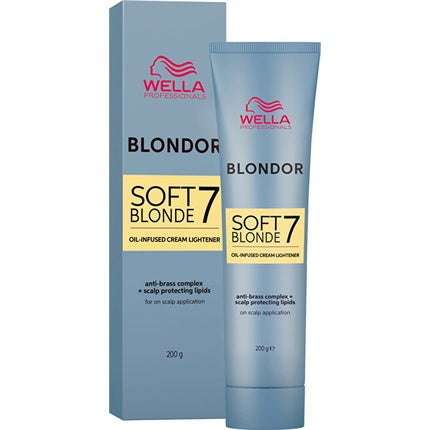 Wella Professionals Blondor Soft Blonde Cream Lightener, 200g Hair Bleaching Cream