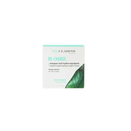 Clarins My Clarins RE-CHARGE Hydra-Replumping Night Mask, 50ml – Hydrating & Detoxifying Overnight Face Mask