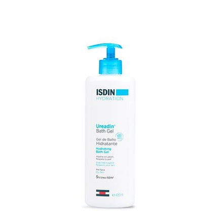 ISDIN Ureadin Hydration Bath Gel, 400ml Moisturizing Body Cleanser for Dry Skin