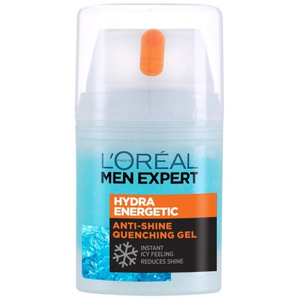 L'Oréal Men Expert Hydra Energetic Quenching Gel, 50ml Hydrating Face Moisturiser for Men