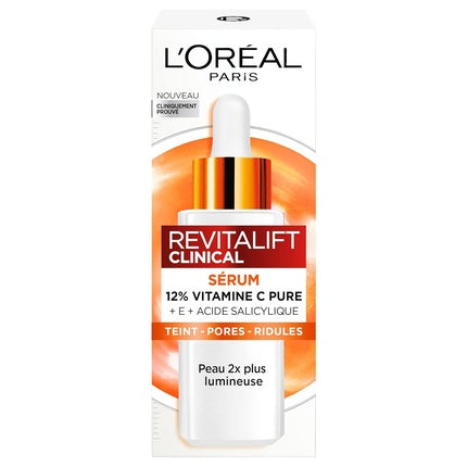 L'Oréal Paris Revitalift Clinical 12% Pure Vitamin C Serum with Salicylic Acid & Vitamin E Brightening Face Serum