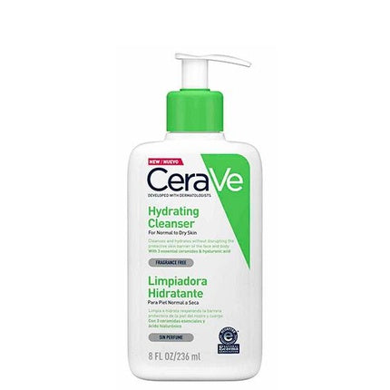 CeraVe Hydrating Cleanser, 236ml Hydrating Facial Cleanser for Normal to Dry Skin