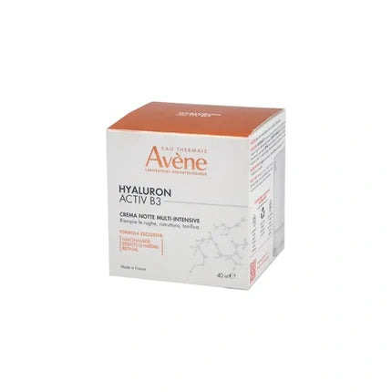 Avène Hyaluron Activ B3 Multi-Intensive Night Cream, 40ml – Overnight Moisturising Face Cream with Hyaluronic Acid & Vitamin B3 for Sensitive Skin