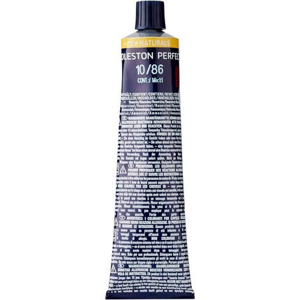 Wella Professionals Koleston Perfect Me+ Rich Naturals 10/86 Light Blonde Pearl-Violet Permanent Hair Colour Cream, 60ml