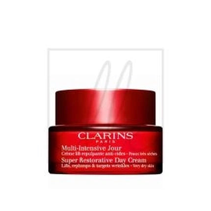 Clarins Super Restorative Day Cream for Very Dry Skin, 50ml – Nourishing Anti-Ageing Moisturizer for Hydrated, Smoother-Looking Skin