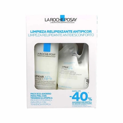 La Roche-Posay Lipikar Syndet AP+ Cream Wash Refill, 400ml Gentle Body & Face Cleanser