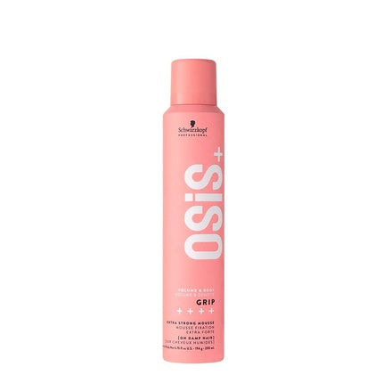 Schwarzkopf Professional OSiS+ Grip Extra Strong Hold Mousse, 200ml | Volumizing Hair Styling Mousse with Heat Protection