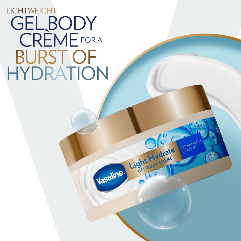 Vaseline Light Hydrate Gel Body Creme, 180g Buy at Indicrest Image 2