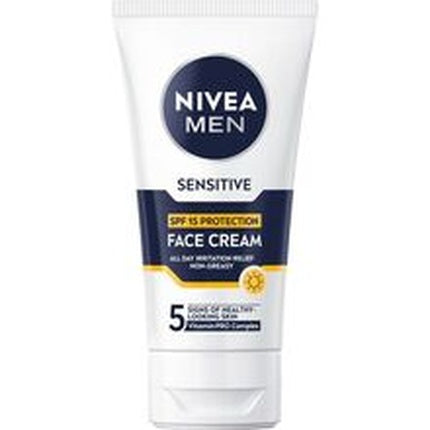 Nivea Men Sensitive Face Cream SPF 15 Daily Moisturizer