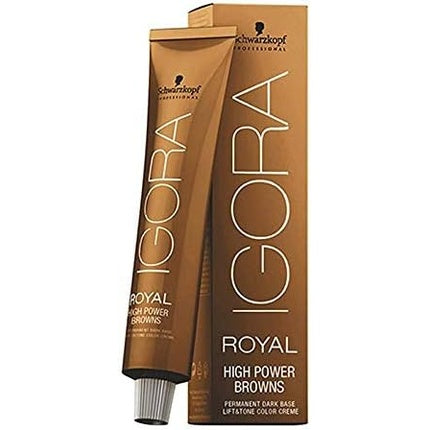 Schwarzkopf Igora Royal High Power Browns B-3 Permanent Hair Color Cream, 60ml – Professional Hair Colour for Lifting & Rich Brown Results