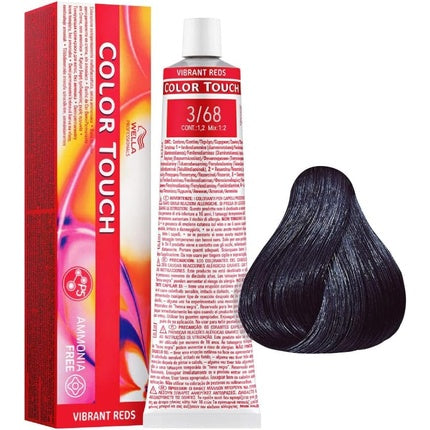 Wella Professionals Color Touch 3/68 Dark Brown Violet Pearl Demi-Permanent Hair Colour, 60ml