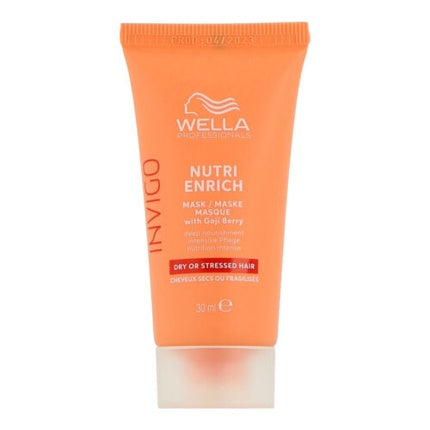 Wella Professionals Invigo Nutri-Enrich Deep Nourishing Hair Mask, 30ml for Dry & Damaged Hair