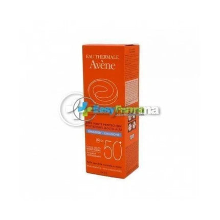 Avène Sunscreen Emulsion SPF 50+ (50ml) – Lightweight Face Sunscreen for Sensitive Normal & Combination Skin