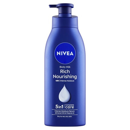 Nivea Nourishing Body Milk for Dry to Very Dry Skin, 400ml – Deep Moisturizing Body Lotion with Long-Lasting Hydration