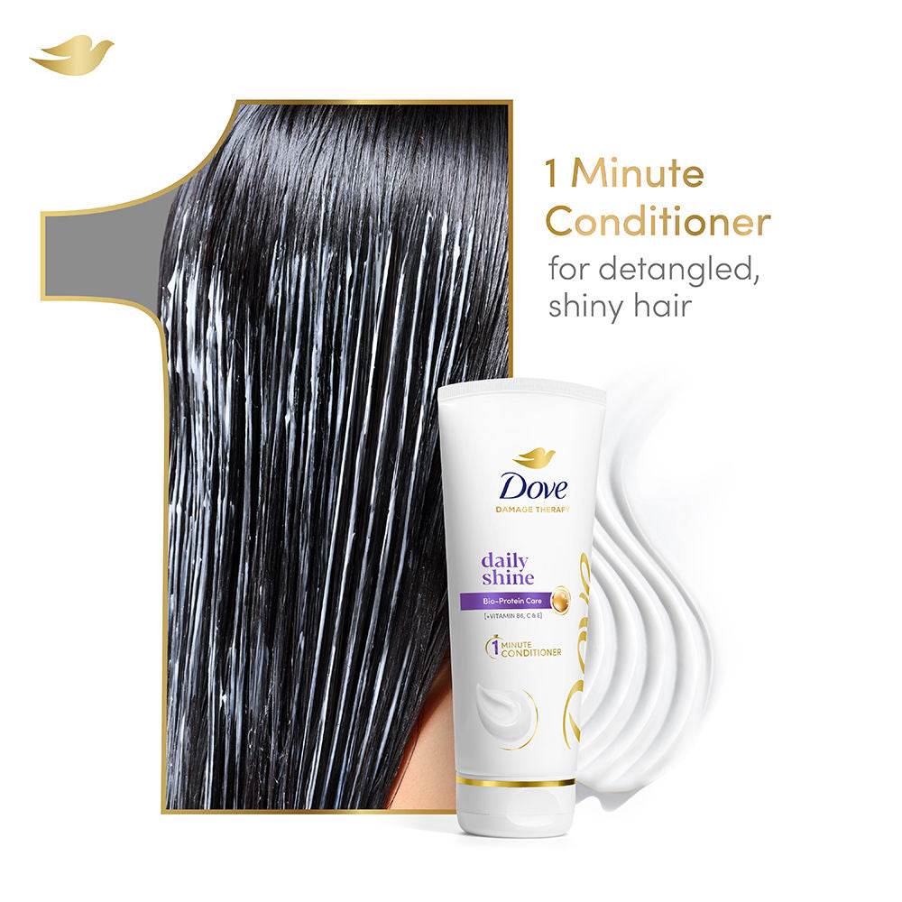 Dove Daily Shine Hair Conditioner with Nutritive Serum for Dull Frizzy Hair, 75ml Buy at Indicrest Image 6
