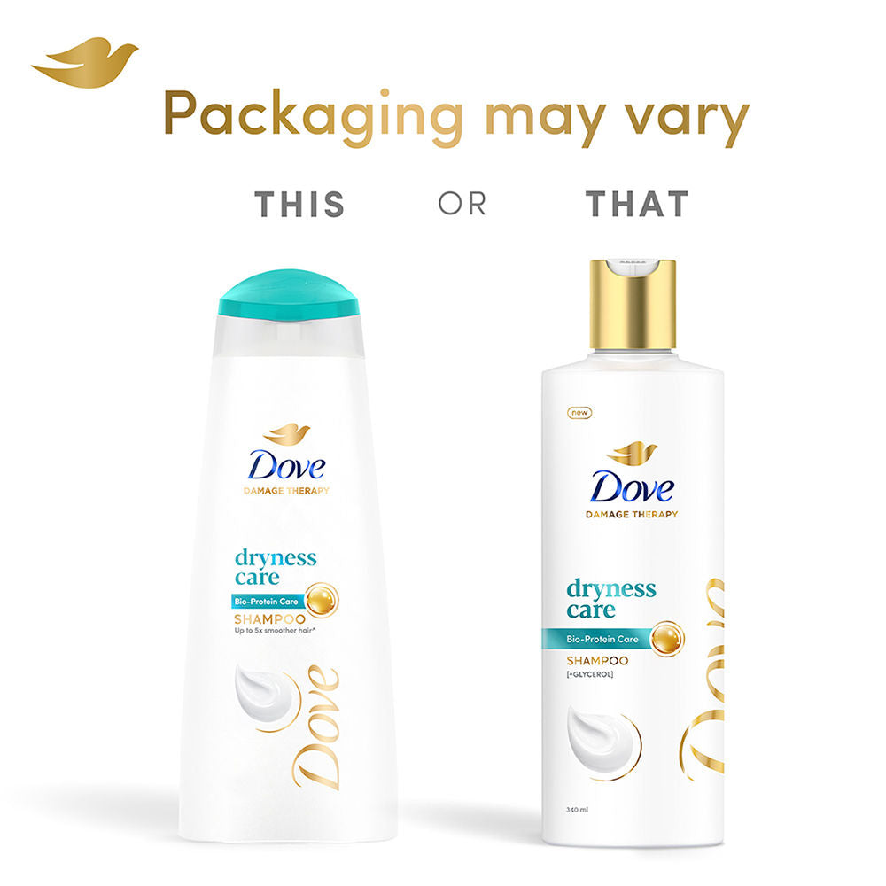Dove Dryness Care Shampoo For Very Dry Hair, 340ml Buy at Indicrest Image 3