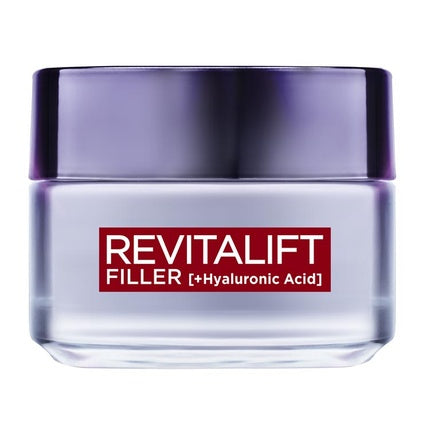 L'Oréal Paris Revitalift Filler Day Cream – Hydrating Anti-Ageing Face Moisturiser with Hyaluronic Acid