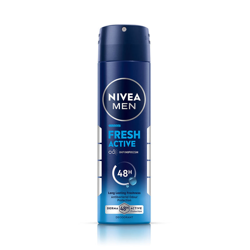 Nivea MEN Deodorant, Fresh Active, 48h Long lasting Freshness, 150ml Buy at Indicrest