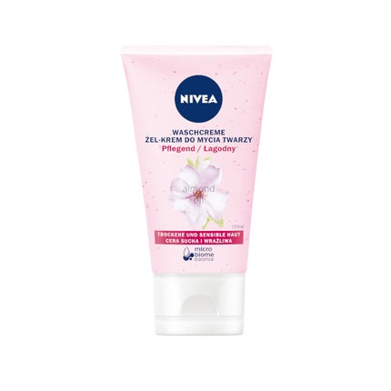 Nivea Cleansing Cream Gel for Dry & Sensitive Skin, 150ml Gentle Face Cleanser