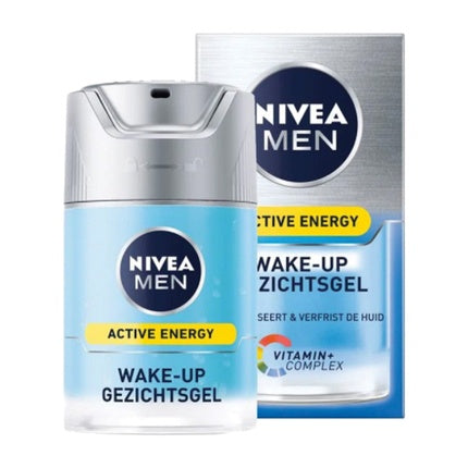 Nivea Men Active Energy Wake-Up Face Gel Hydrating Facial Moisturizer for Men