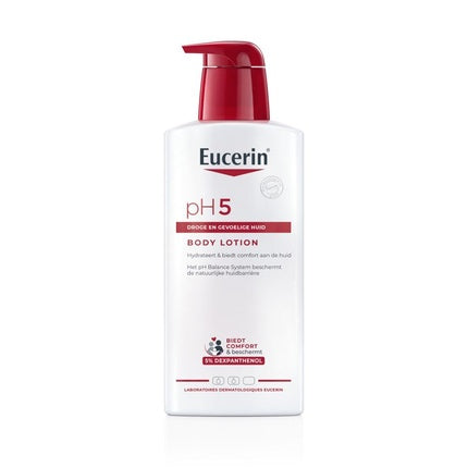 Eucerin pH5 Body Lotion for Sensitive Skin, 400ml Daily Moisturising Body Lotion