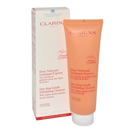 Clarins One-Step Gentle Exfoliating Cleanser with Orange Extract, 125ml | Radiance-Boosting Facial Cleanser