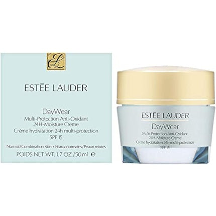 Estée Lauder DayWear Multi-Protection Anti-Oxidant Cream SPF 15, 50ml Daily Face Moisturizer for All Skin Types