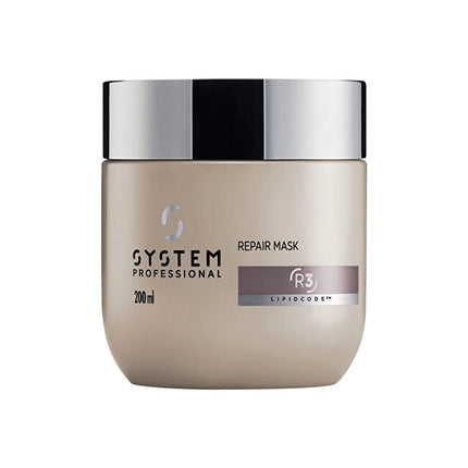 Wella System Professional Repair Mask, 200ml Intensive Hair Mask for Damaged Hair