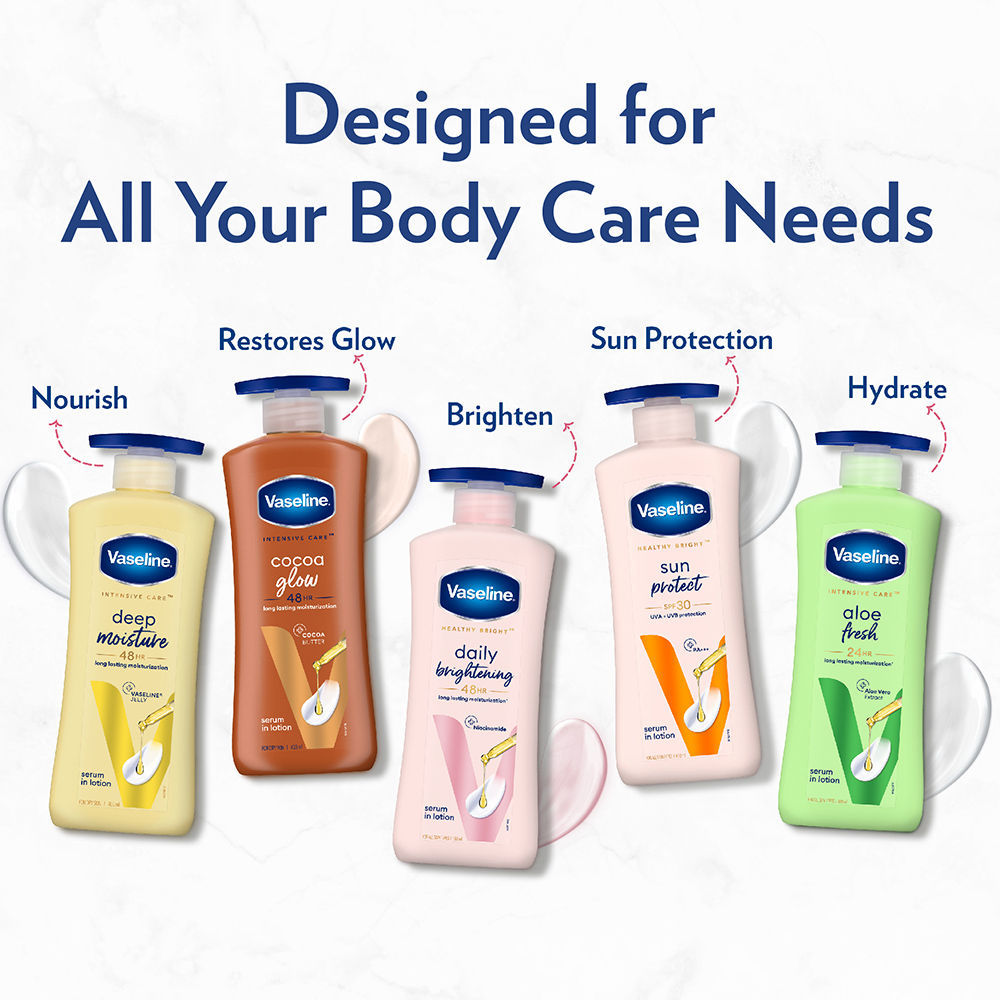 Vaseline Healthy Bright Daily Brightening Body Lotion, 400ml Buy at Indicrest Image 8