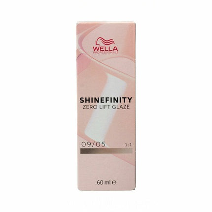 Wella Professionals Shinefinity Color Glaze 09/05 Natural Blonde Mahogany Demi-Permanent Hair Color, 60ml