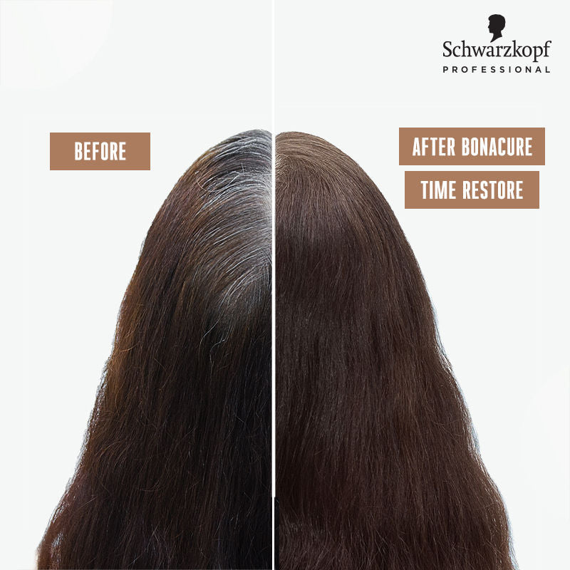 Schwarzkopf Professional Bonacure Time Restore Conditioner With Q10+ - For Mature Hair, 1000ml Buy at Indicrest Image 7