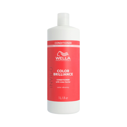 Wella Professionals Invigo Color Brilliance Conditioner for Fine to Normal Hair, 1000ml | Professional Colour Protection Conditioner
