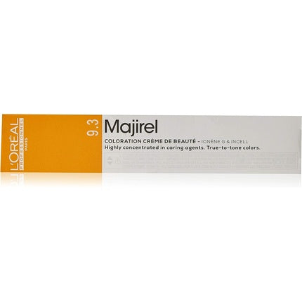 L'Oréal Professionnel Majirel 9.3 Very Light Golden Blonde Permanent Hair Colour, 50ml Professional Hair Color